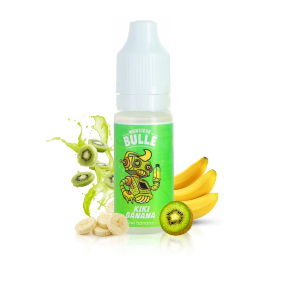 E liquide KiKi Banana 10ML Liquideo Monsieur Bulle (Pack de 15)
