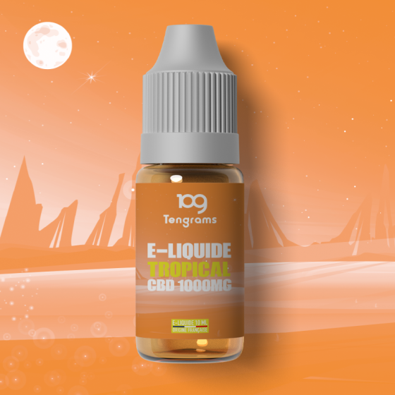 E liquide CBD 1000mg 10ml Tengrams