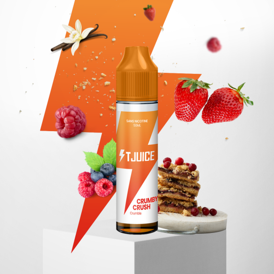 E liquide  Crumby Crush 50ml TJuice New collection