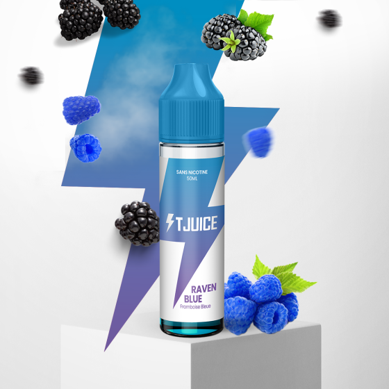 E liquide Raven Blue 50ml TJuice New collection