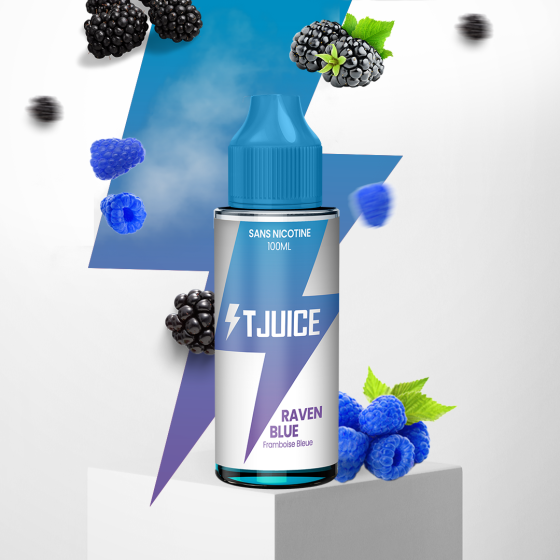 E liquide Raven Blue 100ml TJuice New collection