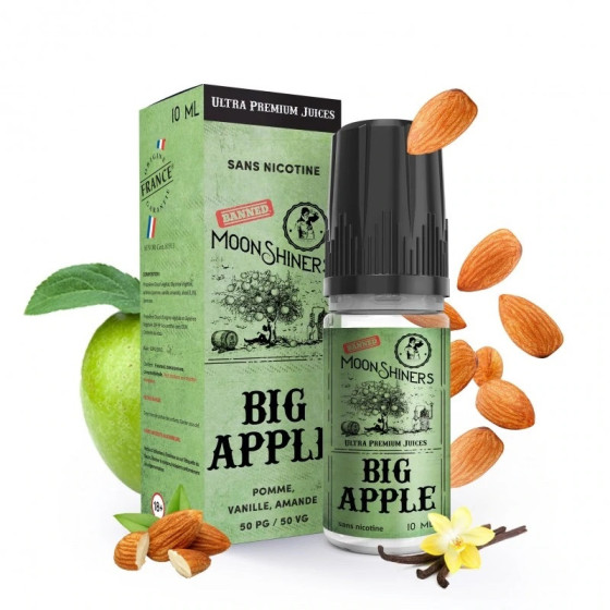 E liquide Big apple 10ML Le french liquide Moonshiners (Pack de 6)