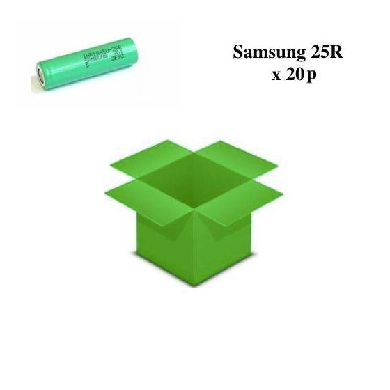 Samsung 25R 2500 mAh Battery (Boite de 20)